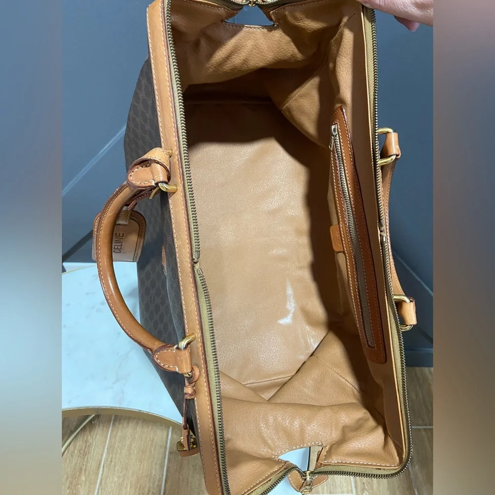 Authentic CELINE Vintage Weekender Travel Bag